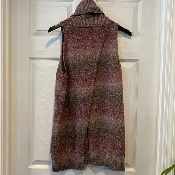 WILD PEARL for NORDSTROM | Sleeveless turtleneck sweater - Picture 4 of 6